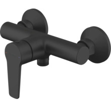 Čierna páková zmiešavacia batéria na montáž na stenu