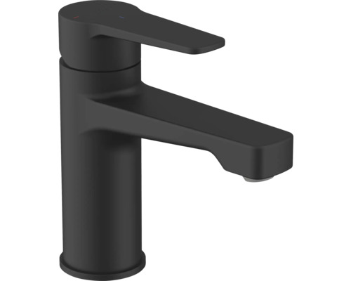 Čierna umývadlová páková batéria