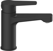 Čierna umývadlová páková batéria