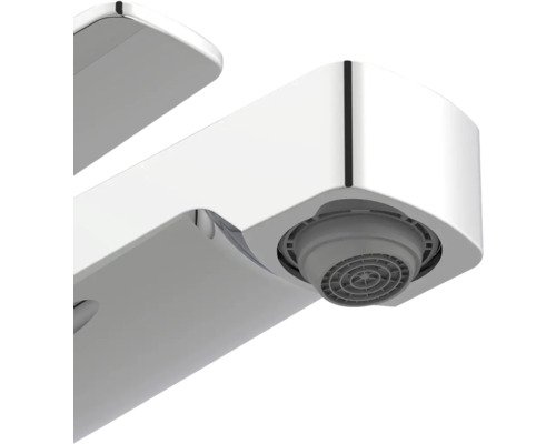 Detail výtoku vodovodnej batérie