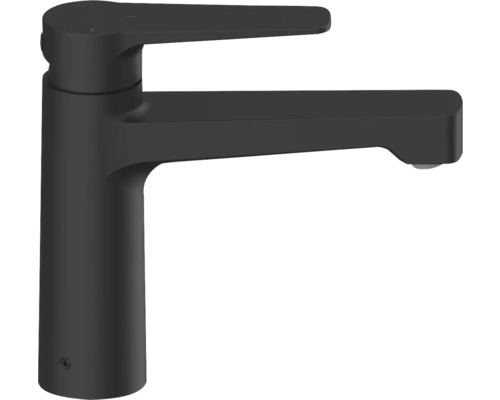 Čierna umývadlová batéria páková