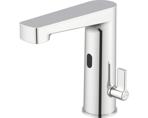 Bezkontaktná umývadlová batéria s termostatickou pákou do kúpeľne