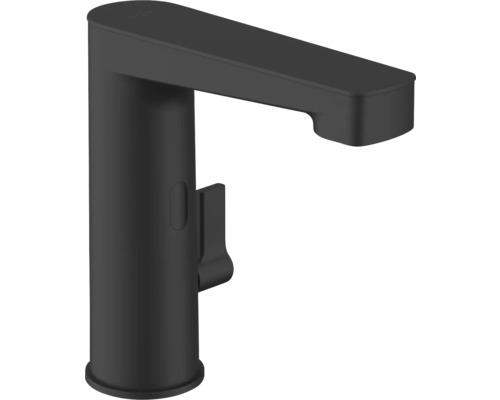 Čierna umývadlová batéria