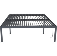 Voľne stojaca pergola s lamelovou strechou na vonkajšie použitie