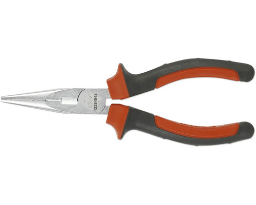 Ploché kliešte s dlhými, zužujúcimi sa čeľusťami a izolovanými rukoväťami