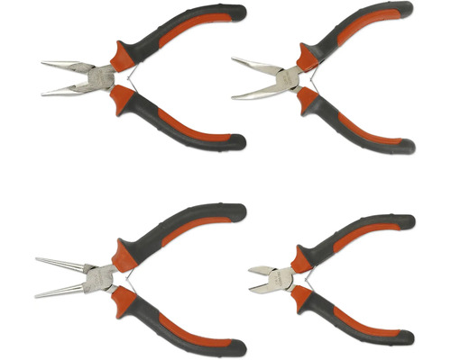 Štyri kliešte s rukoväťami