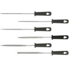 Sada ihlových pilníkov s plastovou rukoväťou