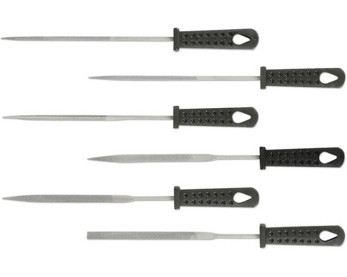 Sada ihlových pilníkov s plastovou rukoväťou