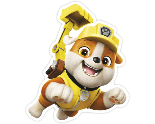 Obrázok Rubble z Labkovej patroly s helmou a lopatou