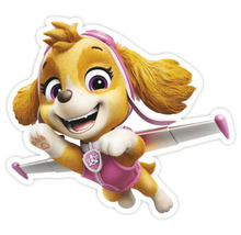 Samolepka Skye z Labkovej patroly s lietadlom