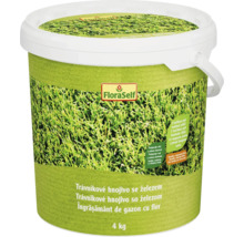 Trávnikové hnojivo so železom vo vedre