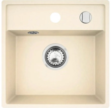 Drez z kompozitného materiálu s odtokovou armatúrou