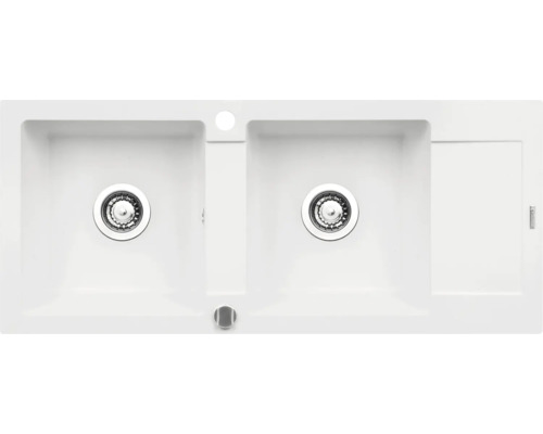 Drez s dvomi vaňami a odkvapkávacou plochou