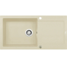 Kamenný drez s odkvapkávacou plochou