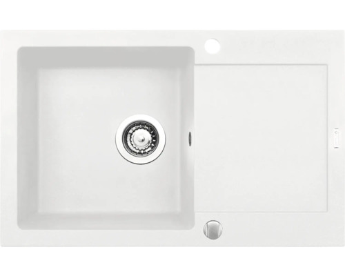 Plastový drez s odkvapkávacou plochou