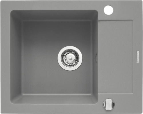 Granitový drez s odkvapkávacou plochou a sitkovým ventilom