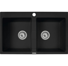 Granitový drez s dvomi komorami