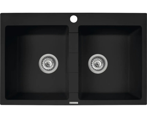 Granitový drez s dvomi komorami