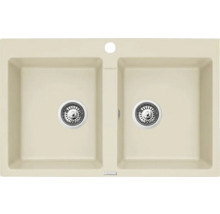 Dvojitý granitový drez