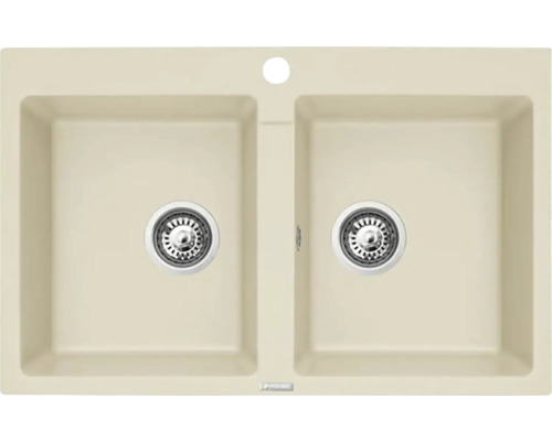 Dvojitý granitový drez