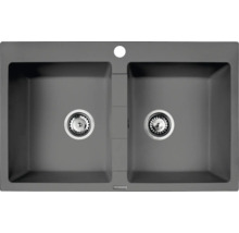 Dvojitý granitový drez