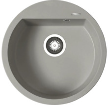 Okrúhly kuchynský drez s odtokom