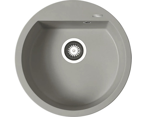 Okrúhly kuchynský drez s odtokom