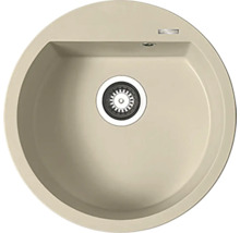 Okrúhly kuchynský drez na zabudovanie