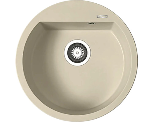 Okrúhly kuchynský drez na zabudovanie