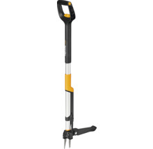 Vyrývač buriny z kovu s plastovou rukoväťou do záhrady