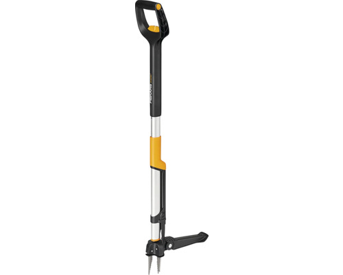 Vyrývač buriny z kovu s plastovou rukoväťou do záhrady