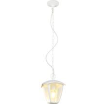 Biele závesné svietidlo s reťazou