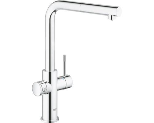 Kuchynská batéria Grohe s vysokým výtokom