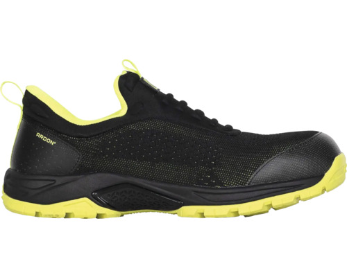 Bezpečnostná poltopánka Ardon NEON S1PL ESD veľkosť 39 Čierna bezpečnostná obuv Ardon so žltými akcentmi