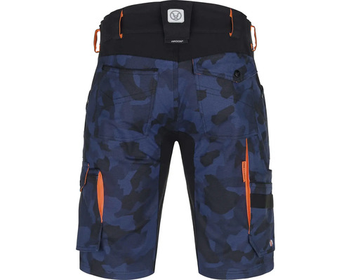 Pracovné šortky Ardon v maskáčovom dizajne zozadu