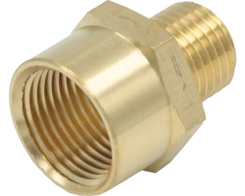 Mosadzná redukcia s vnútorným a vonkajším závitom