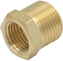 Mosadzná tvarovka so závitom na spájanie rúrok