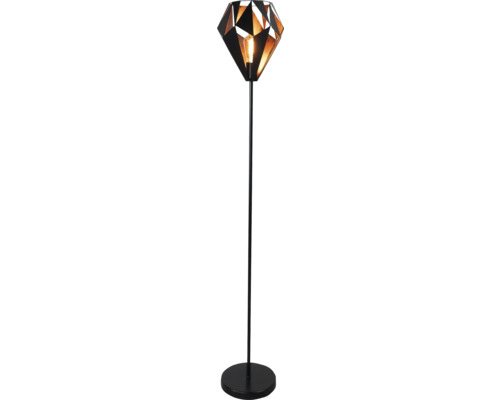 Stojacia lampa s geometrickým tienidlom