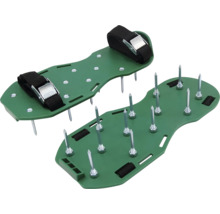 Prevzdušňovacie topánky na trávnik s nastaviteľnými popruhmi a hrotmi