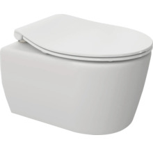 Závesné WC s hlbokým splachovaním z keramiky so sedátkom