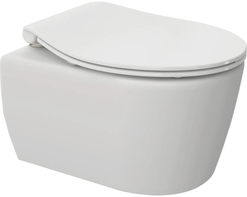 Závesné WC s hlbokým splachovaním z keramiky so sedátkom