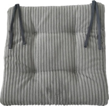 Sivý menčestrový sedák s viazacími pásmi