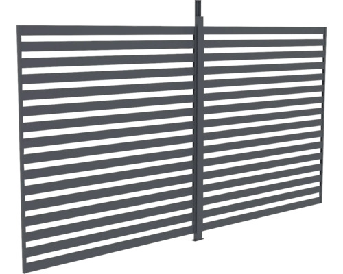 Horizontálne kovové plotové prvky do záhrady