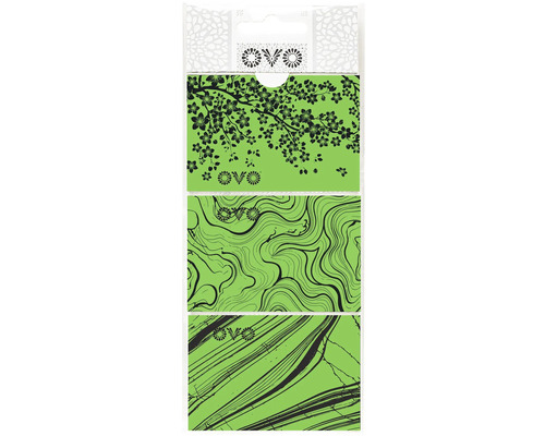 OVOS Decor Nálepka z drevenej dyhy so vzormi