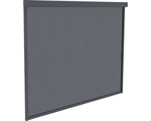 Sivá bočná markíza pre exteriér