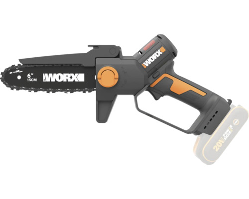 Akumulátorová reťazová píla WORX s dĺžkou lišty 15 cm