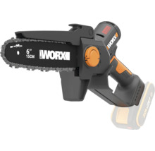 Akumulátorová reťazová píla Worx s dĺžkou rezu 15 centimetrov