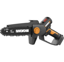Akumulátorová mini reťazová píla s reznou dĺžkou 15 cm od spoločnosti Worx