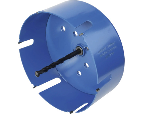 Univerzálny vykružovák Wolfcraft Ø 152 mm, vrátane tŕňa a násady Dierovacia píla s vodiacim vrtákom