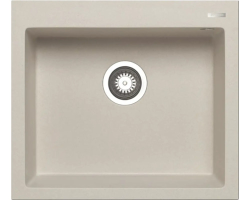 Kuchynský drez z umelého kameňa s odtokovou armatúrou